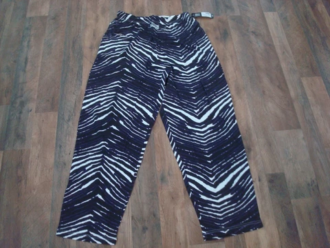 Zubaz Baltimore Ravens Men's Size MEDIUM  Zebra Print Pants NEW TAGS VINT Cover