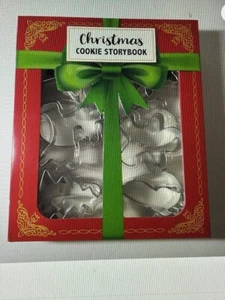 Celebrate it Christmas Cookie Storybook Set Of 12 Metal Cutters Designs New!! - Picture 1 of 2