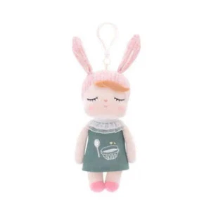 Primo Passi - 7' Metoo Angela Baby Plush Keychain, Green - Picture 1 of 4