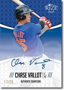 CHASE VALLOT 2014 Rize Rookie Autograph BLUE AUTO RC #/25 - Picture 1 of 2