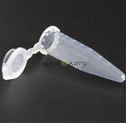 200X New 1.5ml Micro Centrifuge Tubes,Plastic Test Tubes,Test Vials,Containers