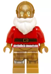 LEGO Star Wars Santa Claus C-3PO Protocolo Droide Minifigura Calendario de Adviento 75097 - Imagen 1 de 1