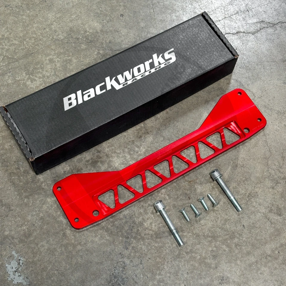 Suporte de subquadro Blackworks para 02-06 Acura RSX /02-05 Honda Civic Si EP3 (vermelho) - Imagem 1 de 4