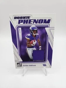 2023 Donruss Jordan Addison RC Rookie Phenom Patch #RPJ-JADD - Picture 1 of 2