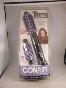 ConAir 2-in-1 HAIR STYLER HOT AIR BRUSH CREATE VOLUMINOUS CURLS & WAVES 100-220V - Picture 1 of 5