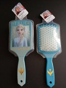 FROZEN GIRLS PADDLE LARGE HAIR BRUSH ELSA PRINCESS KIDS GIFT DISNEY FAIRY STORY - Picture 1 of 3