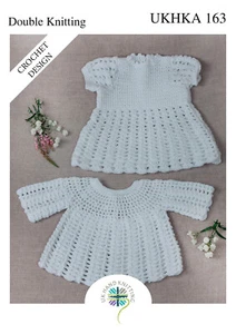 Abito bambino UKHKA 163 e top angelo modello maglia uncinetto - Foto 1 di 3