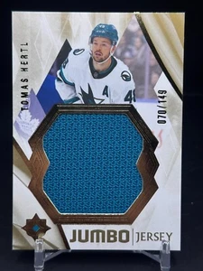 2023-24 Upper Deck Ultimate - Tomas Hertl #68 Jumbo Jersey /149 San Jose Sharks - Picture 1 of 2