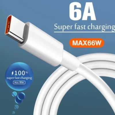 BOROFONE USB-C Ladekabel 2m Kabel für original Samsung Handy Smartphone Premium weiß