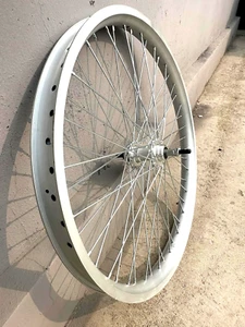 Llanta Trasera Bicicleta CDH 26"X3.5 12G, Aleación Aluminio Rueda Bicicleta Color Plata - Imagen 1 de 9