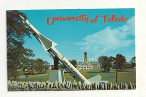 Universidad de Tulsa Tulsa Ohio Vista desde el cuenco de cristal El hogar de los cohetes - Imagen 1 de 2