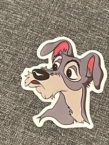 Disney Show Cartoons TV SHOW SMALL STICKER STICKERS lady and the tramp - Zdjęcie 1 z 1