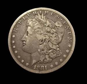 Morgan Silber Dollar 1881 S vz 0,900 - Bild 1 von 3