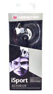 Monster iSport Achieve Wired In Ear Sport Headphones In Ear - Picture 1 of 1