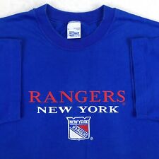 vintage 90s New York Rangers Embroidered Salem T-Shirt Xl nhl ice hockey