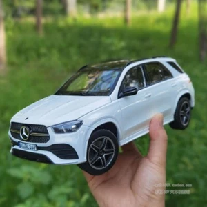 NOREV 1/18 BENZ GLE 2019 SUV pressofuso modellino auto regali display nero/bianco/grigio - Foto 1 di 7