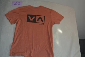 Camiseta Vintage M Roja RVCA VA Balance Box Hecha en Honduras - Imagen 1 de 4