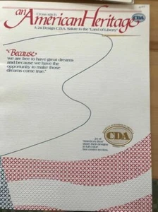  Cross Stitch Pattern Booklet:an American Heritage CDA Salute to Land of Liberty - Picture 1 of 1