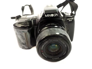 Minolta Maxxum 3xi AF 35mm Film SLR Black Body w AF 35-80 Power Zoom - Picture 1 of 9
