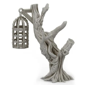 GIBBET ON A TREE for RPG, LOTR GRAVEYARD SCENERY TERRAIN FANTASY TABLETOP QP3D - Picture 1 of 7