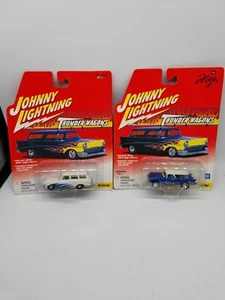 Johnny Lightning Thunder Wagons Lot Of 2 Corvette Nomad&Rambler Wagon - Picture 1 of 4