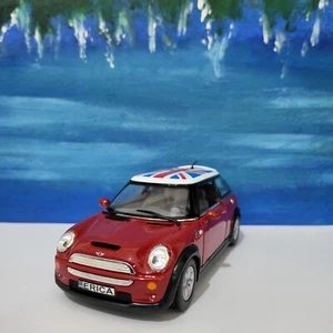 CAR NAME PLATE RED Mini Cooper S Toy Car MODEL boy girl mum dad gift NEW - Picture 1 of 9