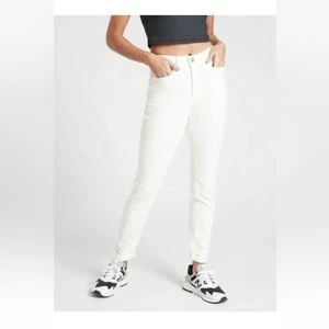 Athleta Sculptek Ultra Skinny Jeans Gr. 0 weiß Denim stretchig bequem - Bild 1 von 6