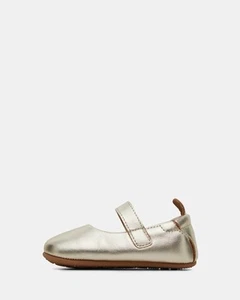 OLD SOLES - Girls Copper Leather Shoes - Gabrielle in Size 19 - Picture 1 of 11