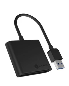 ICY BOX IB-CR301-U3 USB 3.0 Type-A Kartenleser für CF, SD und microSD Speicherka - Photo 1/7
