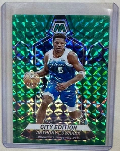 2023-24 Panini Mosaic Anthony Edwards Green Mosaic Prizm City Edition #273 - Picture 1 of 2