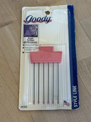 Vintage 1996 Goody Style Line Comfor-Tip Lift Pick Stainless Steel Pink #03085 - Image 1 of 2