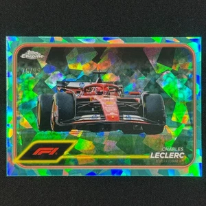 2024 Topps Chrome Sapphire Formula 1 - F1 Cars Charles Leclerc #75 Aqua /99 - Picture 1 of 2