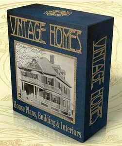 VINTAGE HOMES House Plans, Building & Interior Design, 75 VINTAGE BOOKS ON DVD - Bild 1 von 1