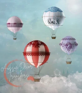 Aussie Decor - Luxe Decoupage Tissue papers - Up Up and Away - Bild 1 von 1