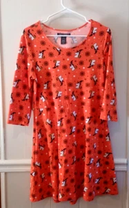 Just-One Halloween Einhorn Hexe orange Sleepshirt Damen Large - Bild 1 von 3