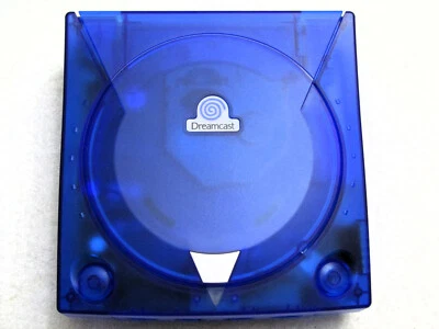 Sega Dreamcast V1 Clear Blue 5.20.5 GDEMU New System Clock Battery 512GB SanDisk - Image 1 of 4