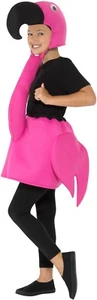 Childs Flamingo Fancy Dress Costume Girls Pink Bird Outfit by Smiffys - Picture 1 of 5
