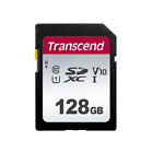 Transcend 300S 128G SDXC C10 UHS-I SD Memory Card for Camera 4K HD