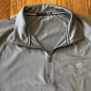 Men’s M Southern Tide 1/4 Zip Gray Pullover Tide To Trails Performance - Picture 1 of 7