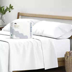 Mayfair Leinen 100% Bio Baumwolle Perkal Bettwäsche California King Size - Bild 1 von 17