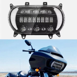 LED Headlight Projector Headlamp Turn SIgnal For Harley Road Glide FLTRU FLTRXST - Bild 1 von 18
