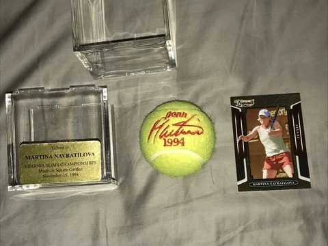 MARTINA NAVRATILOVA Virginia Slims Championships (11/15/1994) Tennis Ball RARE Cover