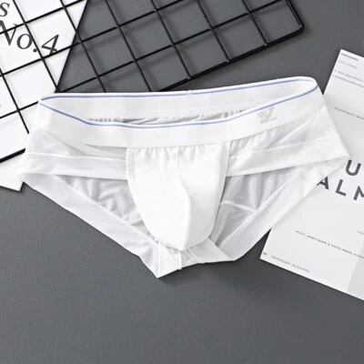 Men's Sexy Ultrathin Underwear Panties Mini Briefs Bikini Underpants Boxers Soft - Image 1 of 4