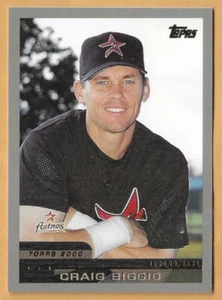 CRAIG BIGGIO HOUSTON ASTROS #339 - TOPPS CASI NUEVO- COMO NUEVO 2000 - Imagen 1 de 2