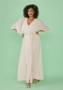 Modcloth Wrapped in Rapture Maxi Dress Women's Size Small Light Pink NWT! - Picture 1 of 7