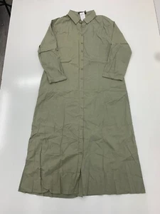 Zanzea Womens Green Long Sleeve Button Up Dress Size Large - Picture 1 of 5