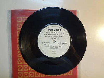 CREAM: Sunshine Of Your Love-Anyone For Tennis-Brasil 7" 68 Polydor FC126.006 DJ - Image 1 of 2