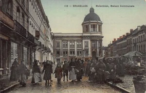 Belgique - MOLENBEEK (Brux.-Cap.) Marché devant la maison communale - Ed. Grand - Imagen 1 de 2