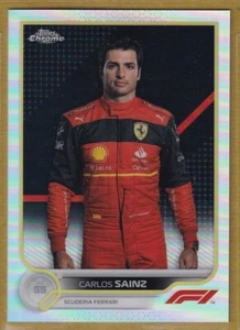 2022 Topps Chrome Formula 1 Refractors #29 Carlos Sainz - Photo 1 sur 2