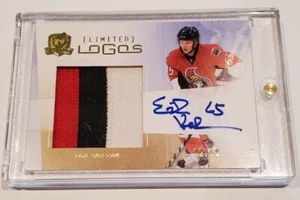 ERIK KARLSSON 2009-10 THE CUP LIMITED LOGOS ROOKIE AUTO PATCH MULTI 3 COLOR /50 - Picture 1 of 1